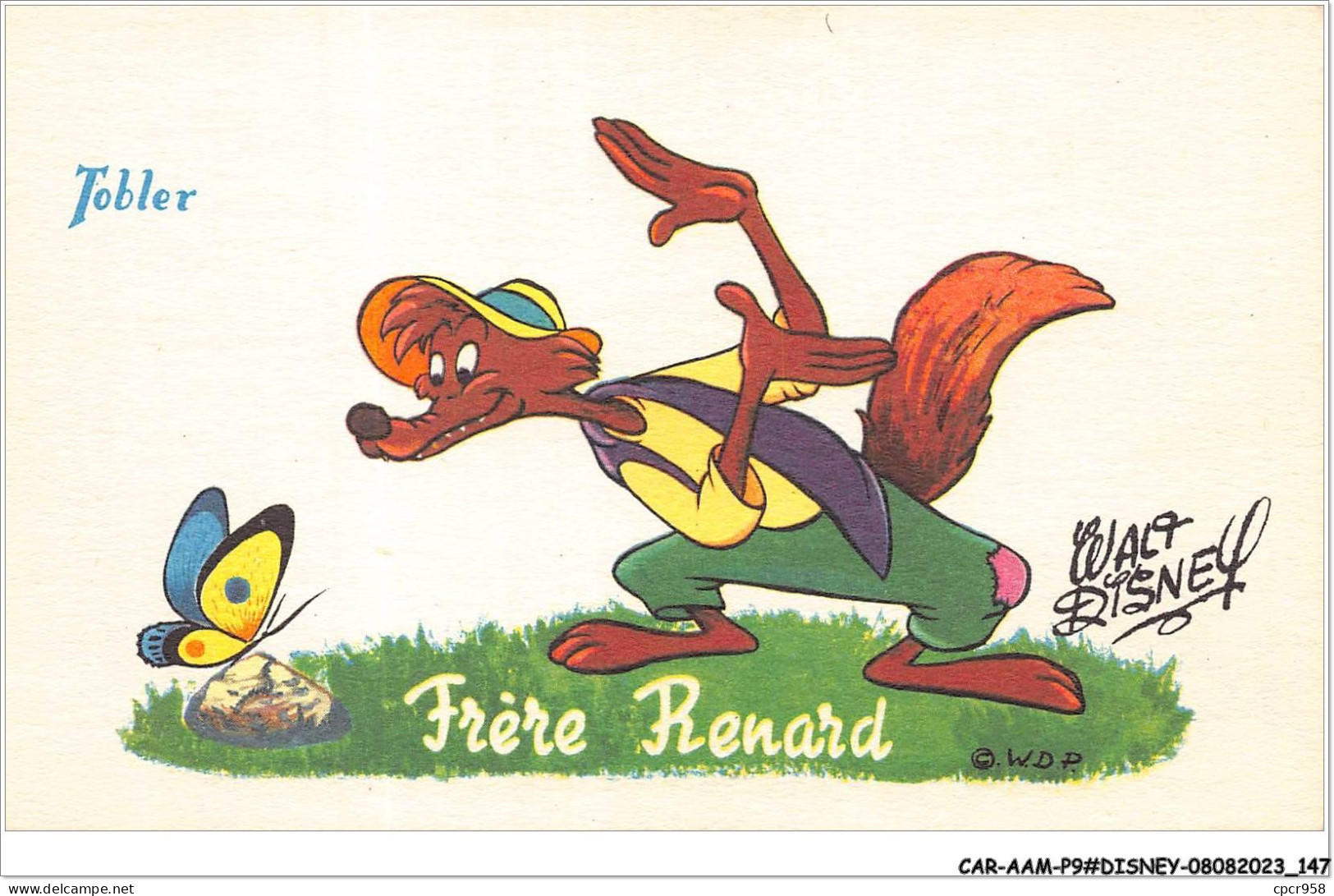 CAR-AAMP9-DISNEY-0789 - Frere Renard - Publicite Chocolat Tobler  - Disneyland