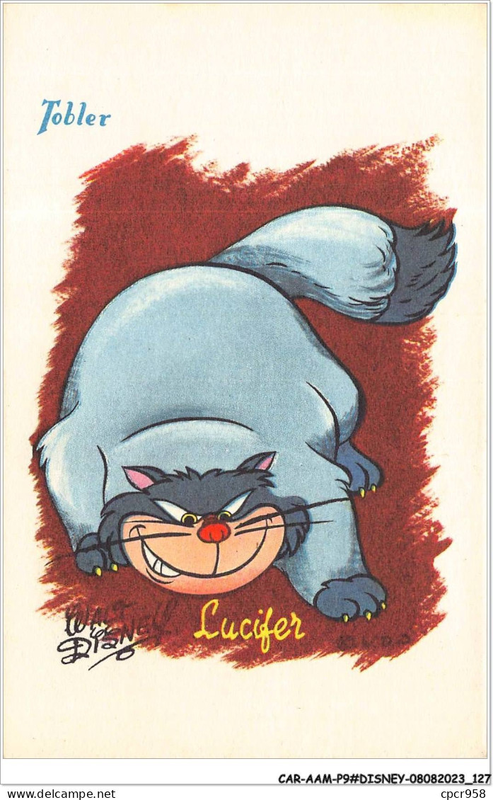 CAR-AAMP9-DISNEY-0779 - Lucifer - Publicite Chocolat Tobler  - Disneyland