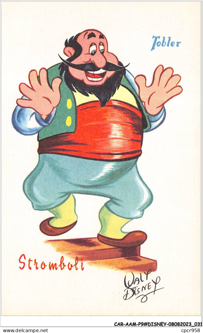 CAR-AAMP9-DISNEY-0731 - Stromboli - Publicite Chocolat Tobler  - Disneyland