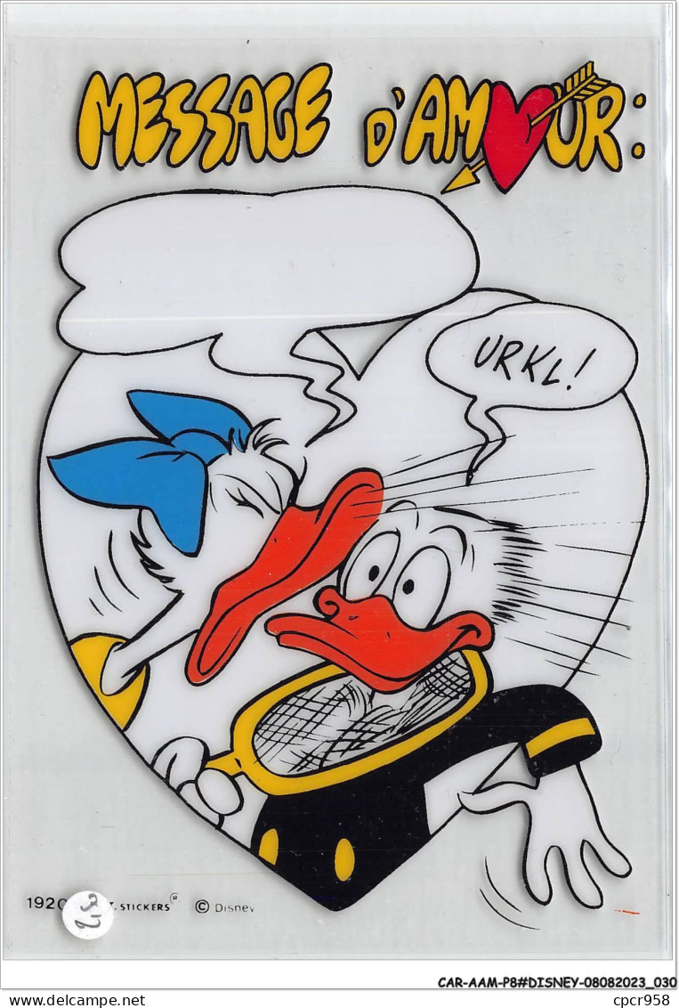 CAR-AAMP8-DISNEY-0667 - Daisy Et Donald - Message D'amour - Disneyland