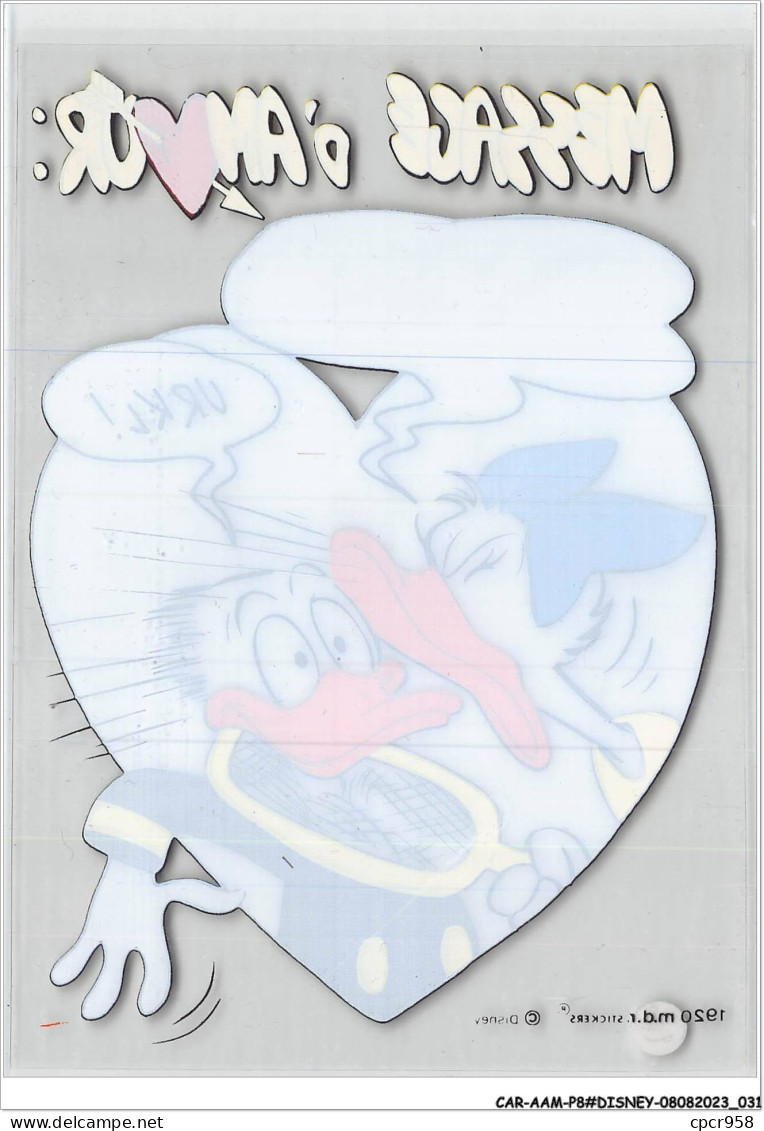 CAR-AAMP8-DISNEY-0667 - Daisy Et Donald - Message D'amour - Disneyland