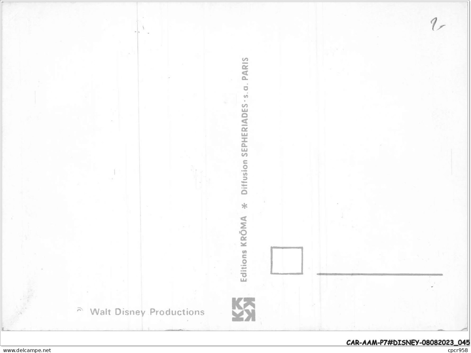 CAR-AAMP7-DISNEY-0633 - Blanche-Neige Et Ses Amis Les Animaux - Disneyland