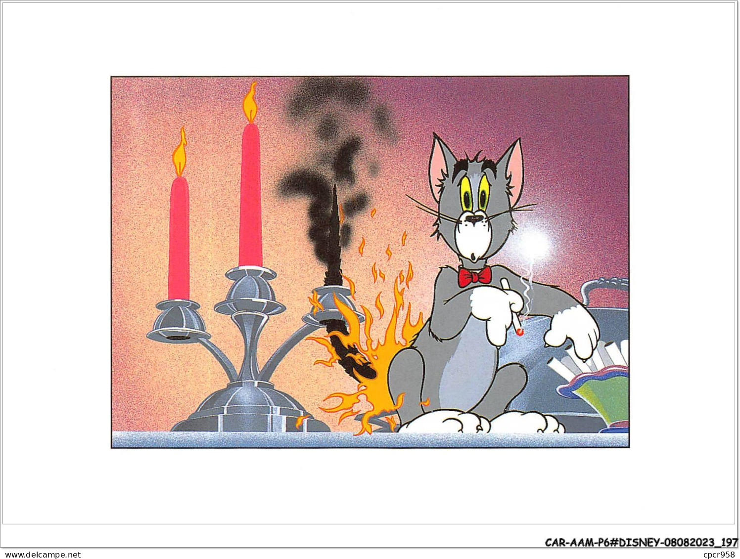 CAR-AAMP6-DISNEY-0603 - Tom And Jerry - Tom En Feu - Disneyland