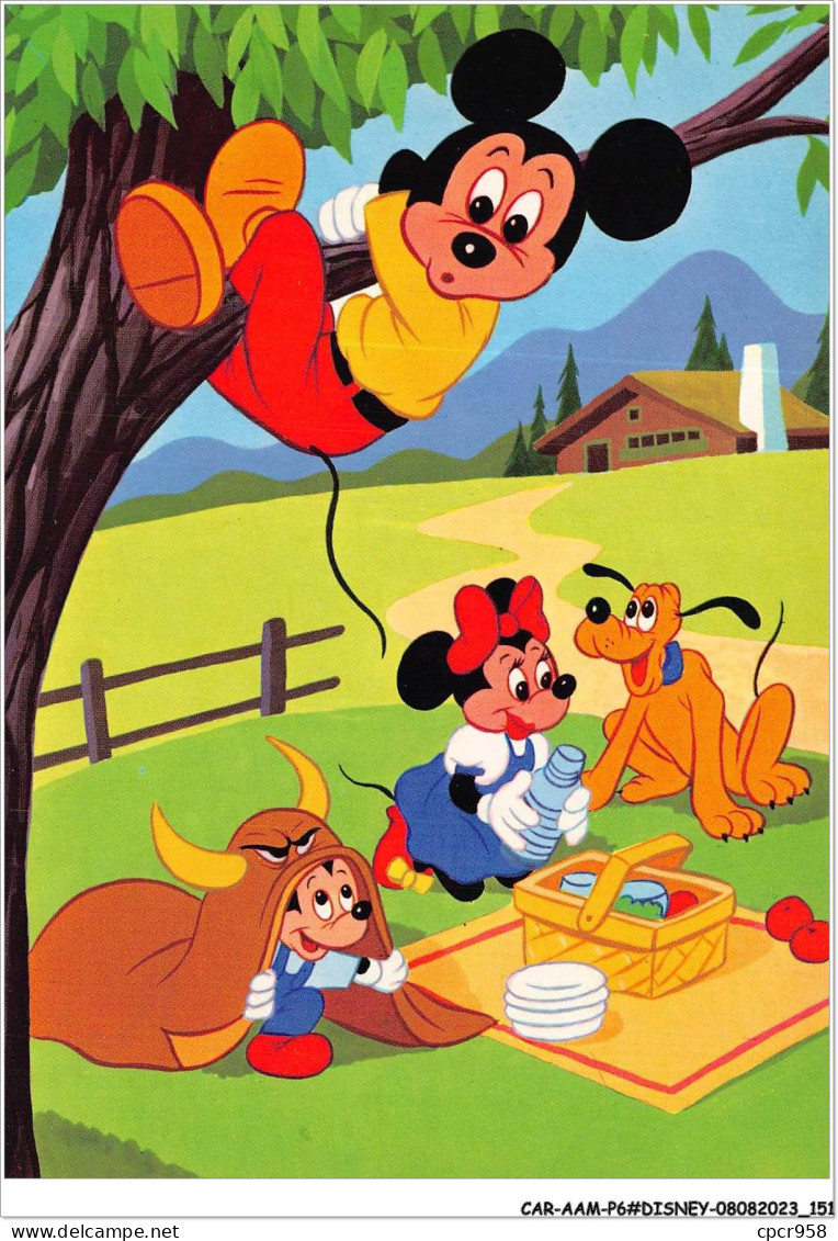 CAR-AAMP6-DISNEY-0580 - Mickey Pique-niquant En Famille - Disneyland