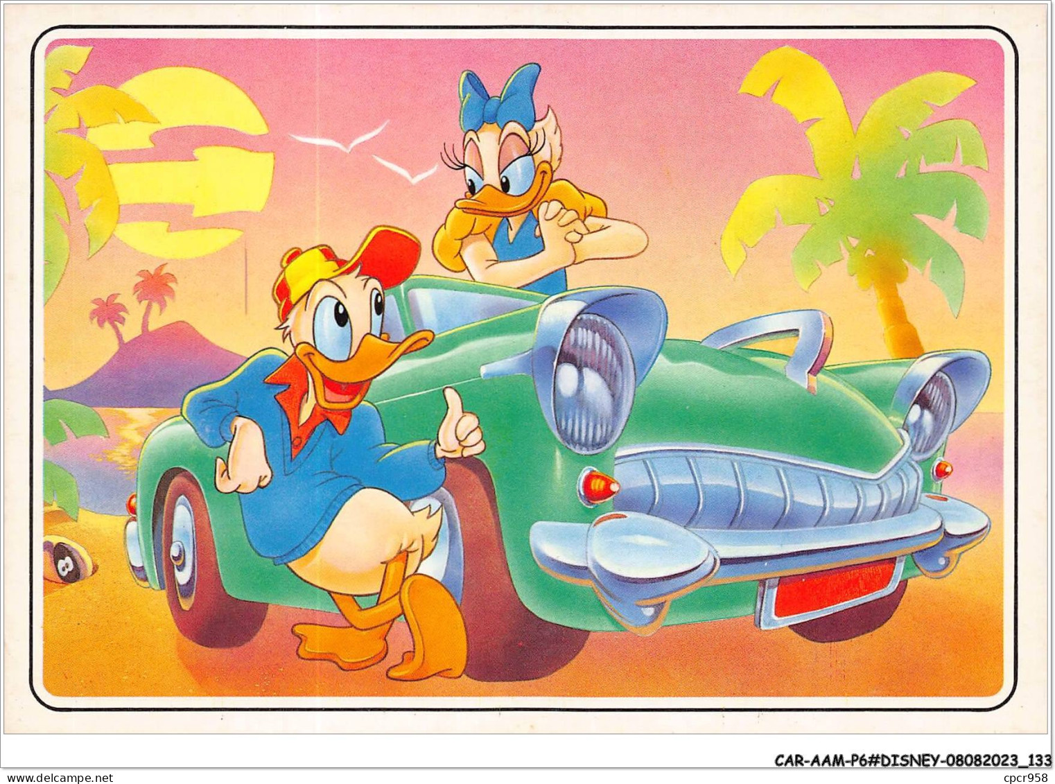 CAR-AAMP6-DISNEY-0571 - Donald Et Daisy En Voiture - D-650 - Disneyland