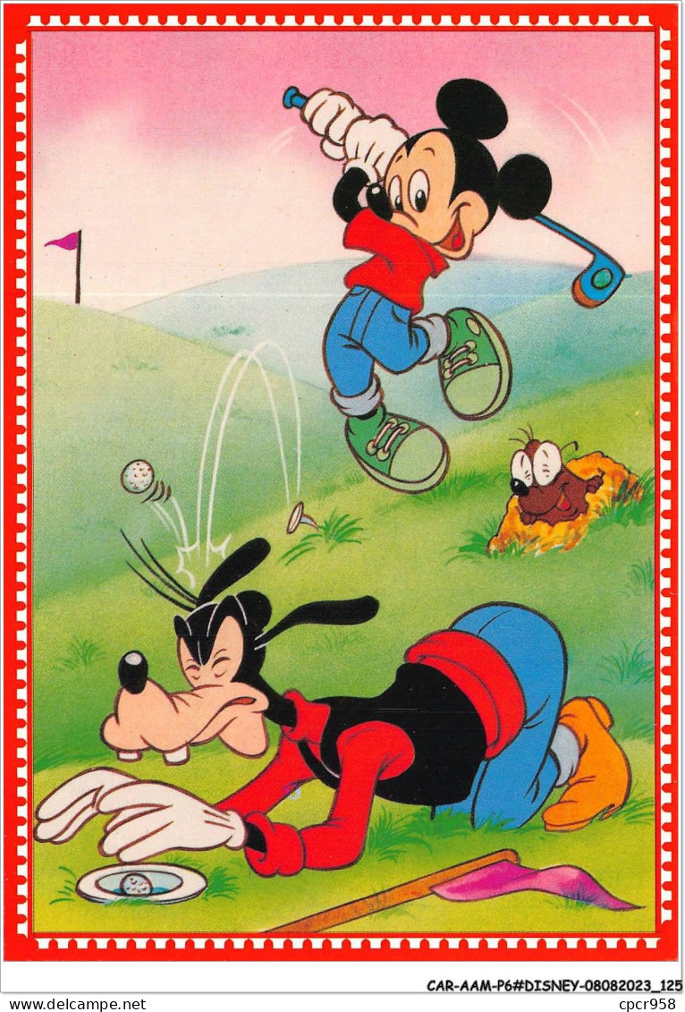 CAR-AAMP6-DISNEY-0567 - Mickey Et Dingo Au Golf - Disneyland