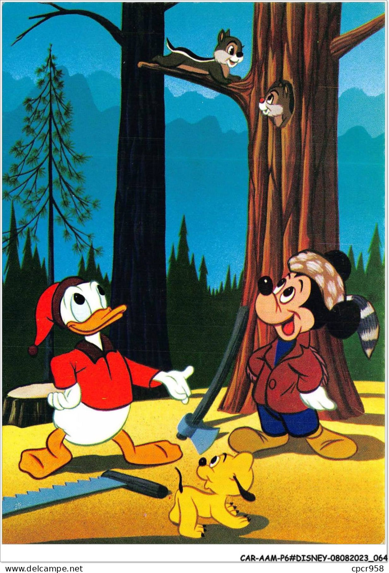 CAR-AAMP6-DISNEY-0536 - Donald Et Mickey En Foret - Disneyland