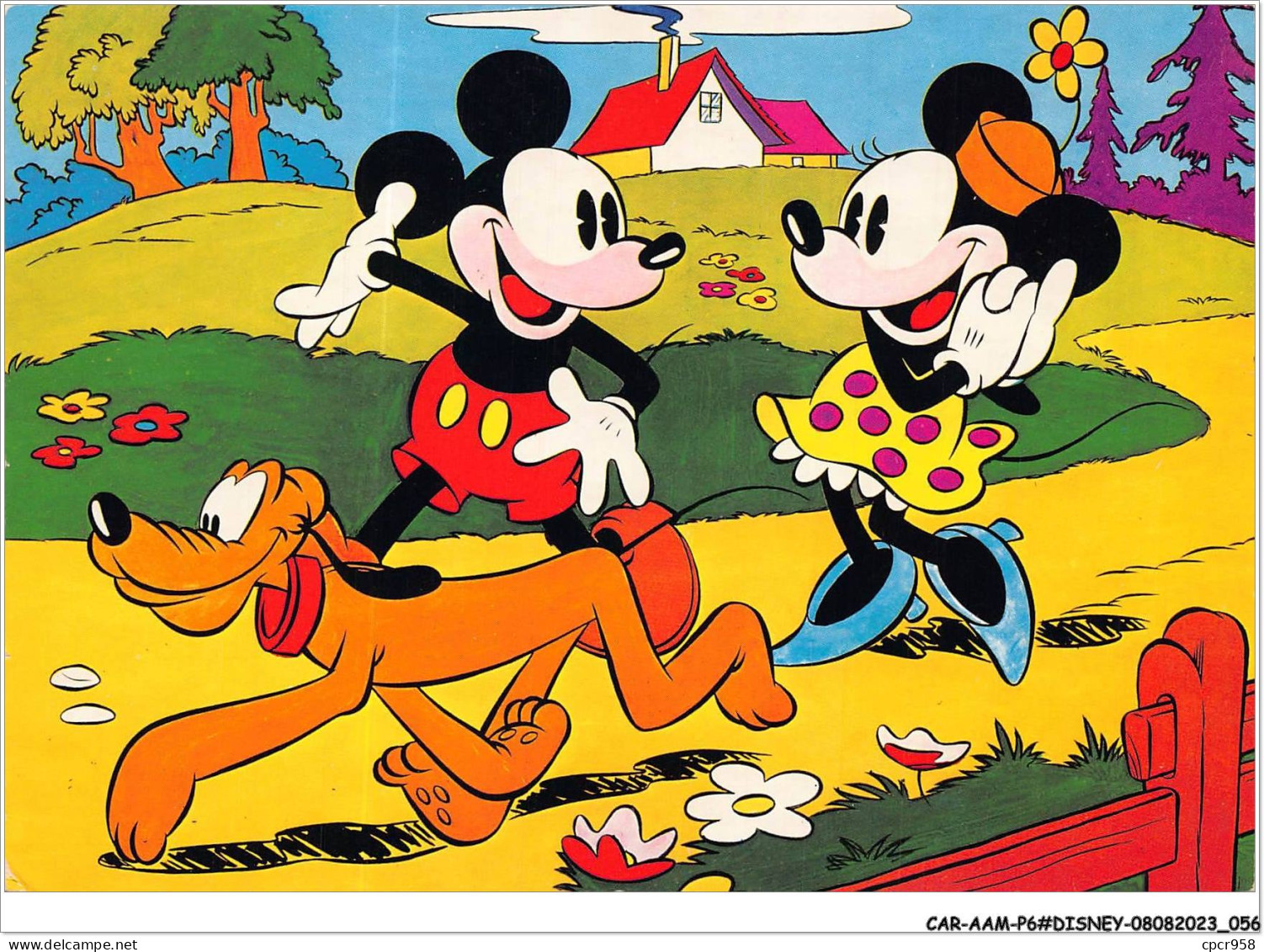 CAR-AAMP6-DISNEY-0532 - Mickey Et Minnie En Promenade N°8 - Disneyland