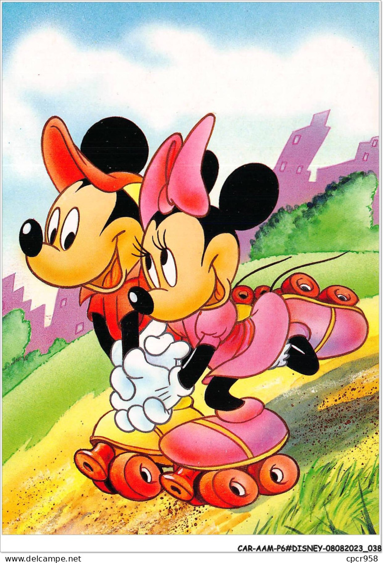 CAR-AAMP6-DISNEY-0523 - Mickey Et Minnie Font Du Roller - Disneyland