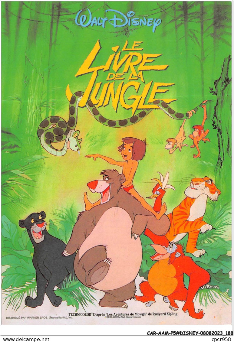 CAR-AAMP5-DISNEY-0502 - Le Livre De La Jungle - Disneyland