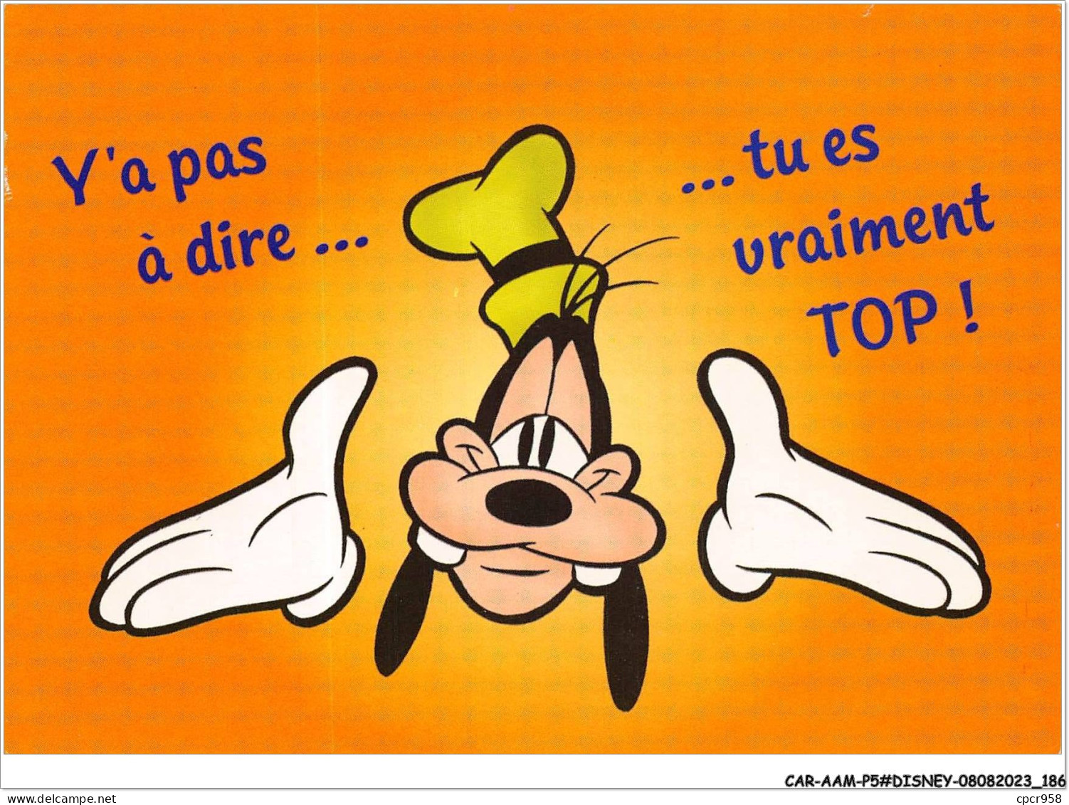 CAR-AAMP5-DISNEY-0501 - Dingo - Y'a Pas A Dire Tu Es Vraiment Top - Disneyland