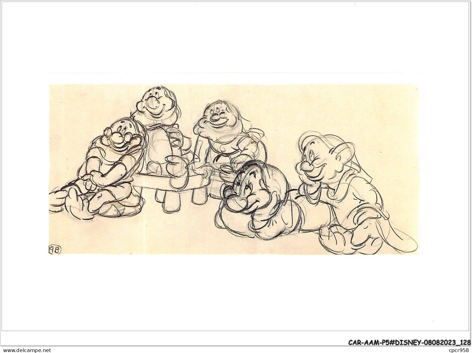 CAR-AAMP5-DISNEY-0472 - Blanche-Neige - Original Story Of The Dwarfs - Snow White And The Seven Dwarfs - Disneyland