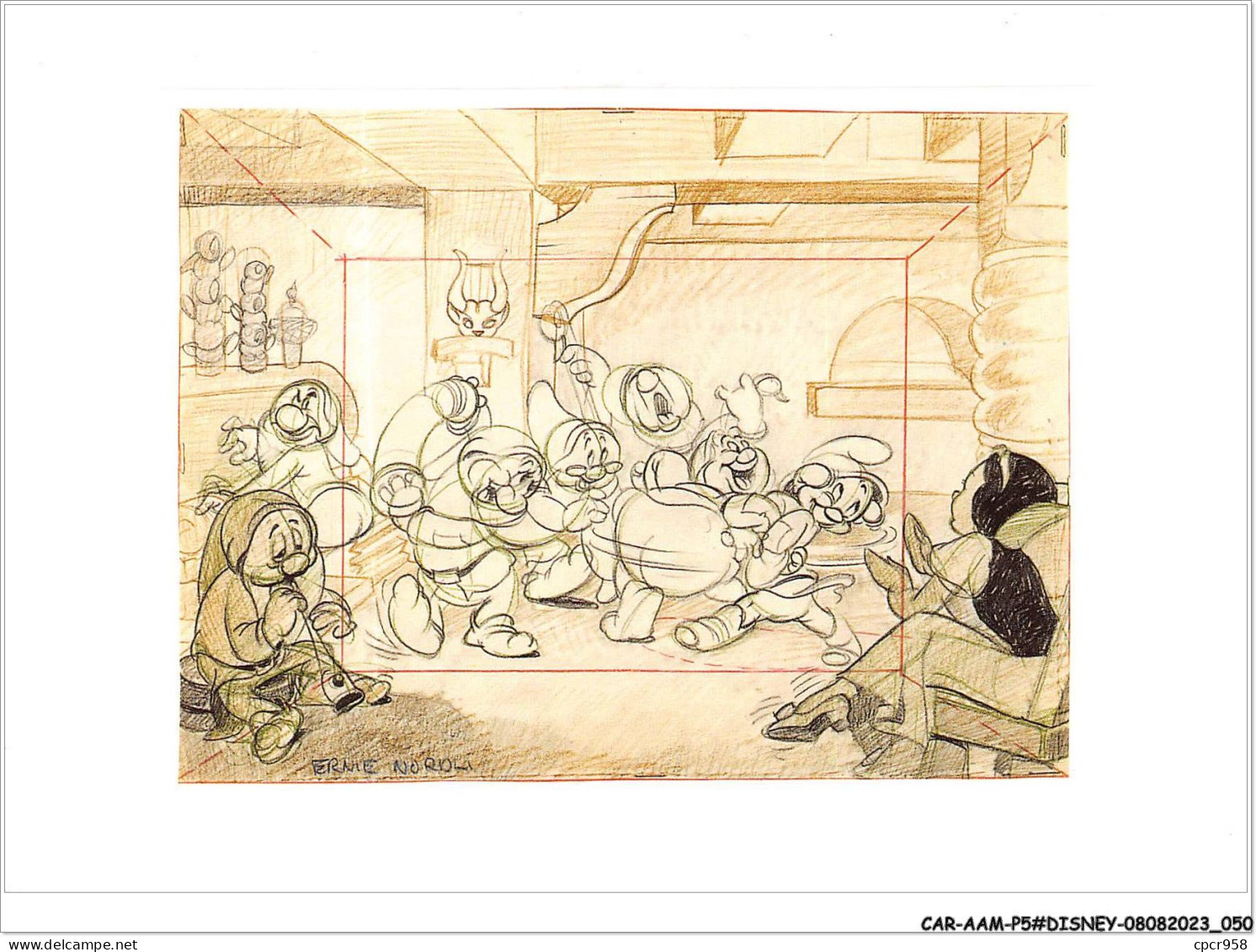 CAR-AAMP5-DISNEY-0433 - Blanche-Neige - Snow White And The Seven Dwarfs 1937-8999 - Disneyland