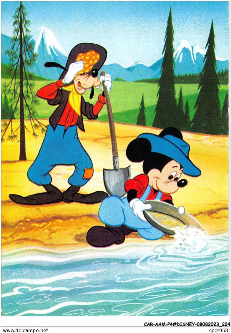 CAR-AAMP4-DISNEY-0404 - Mickey Et Dingo Cherchant De L'or - Disneyland