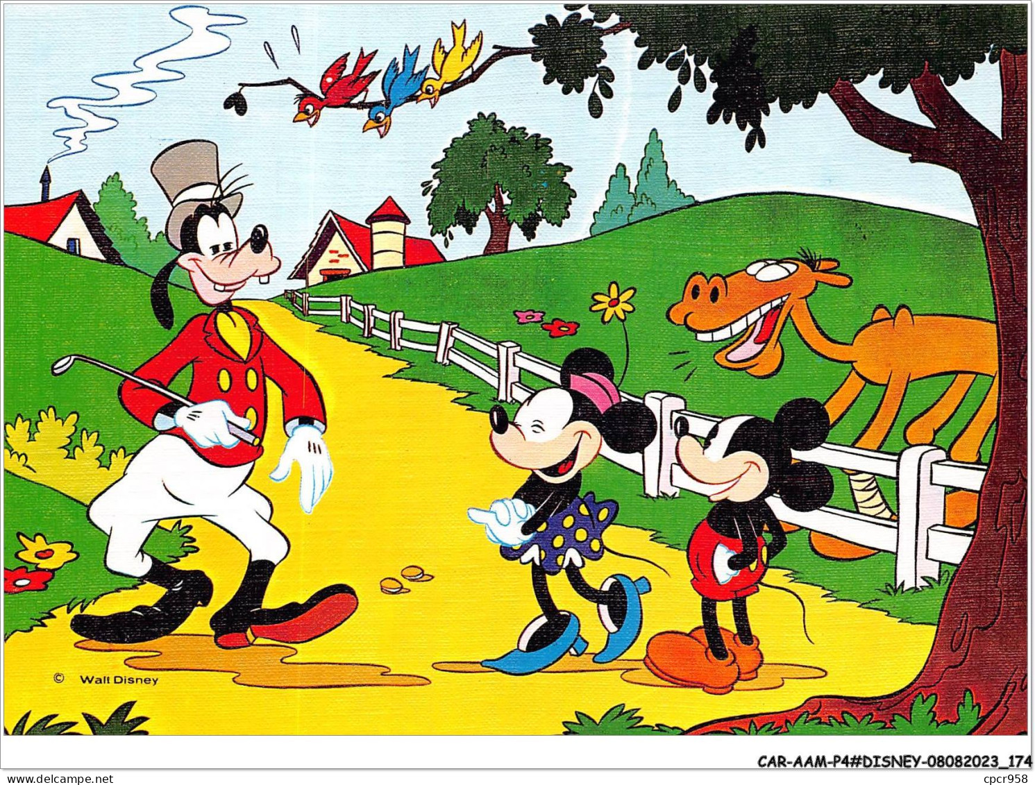 CAR-AAMP4-DISNEY-0379 - Mickey, Dingo Et Minnie - WD 1/7 - Disneyland