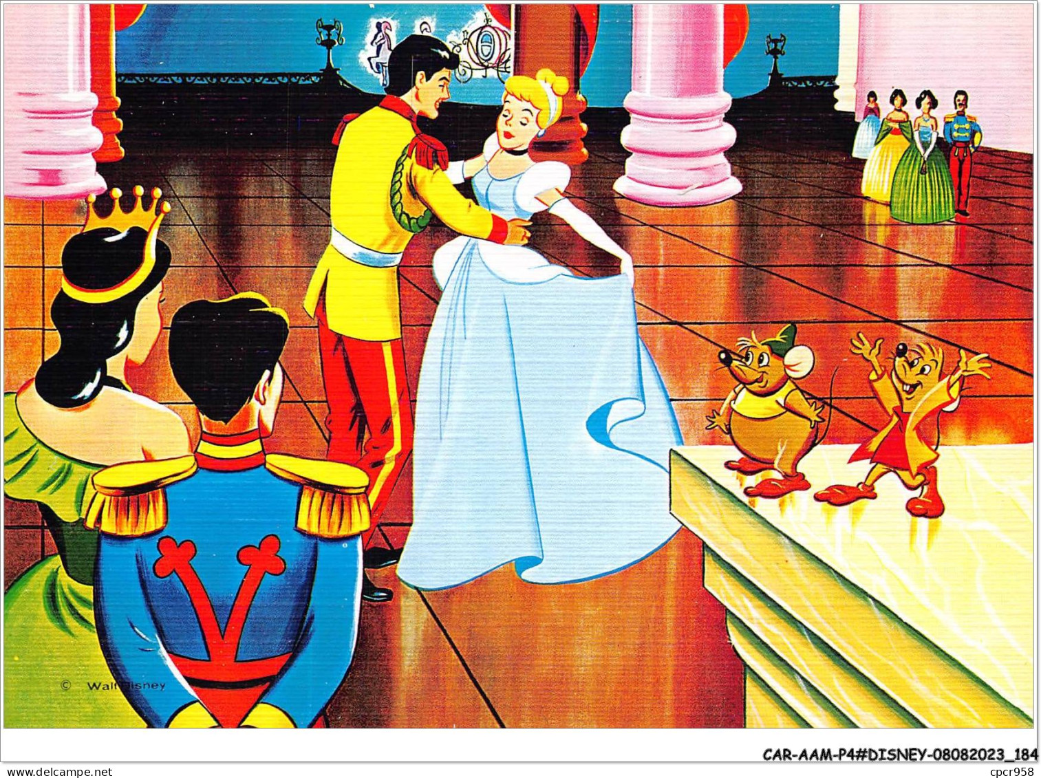 CAR-AAMP4-DISNEY-0384 - Cendrillon Danse Avec Le Prince - WD 1/2 - Disneyland
