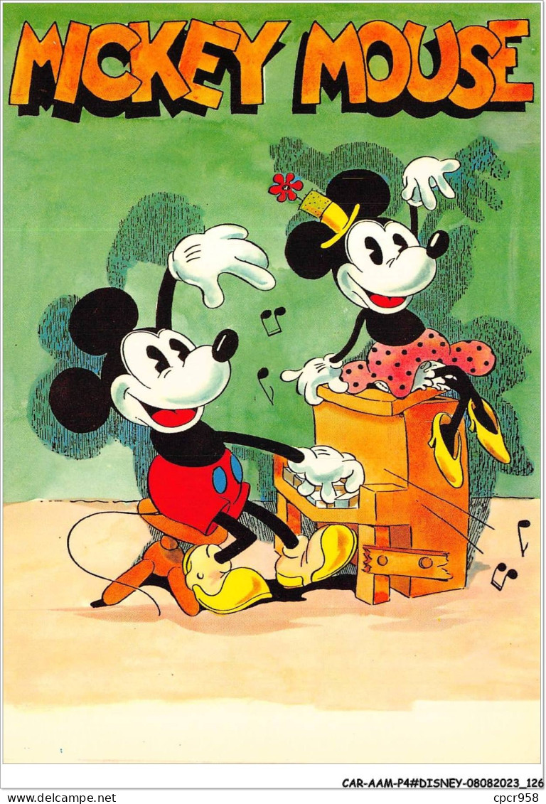 CAR-AAMP4-DISNEY-0355 - Mickey Mouse Et Minnie Au Piano - WD 5/25 - Disneyland