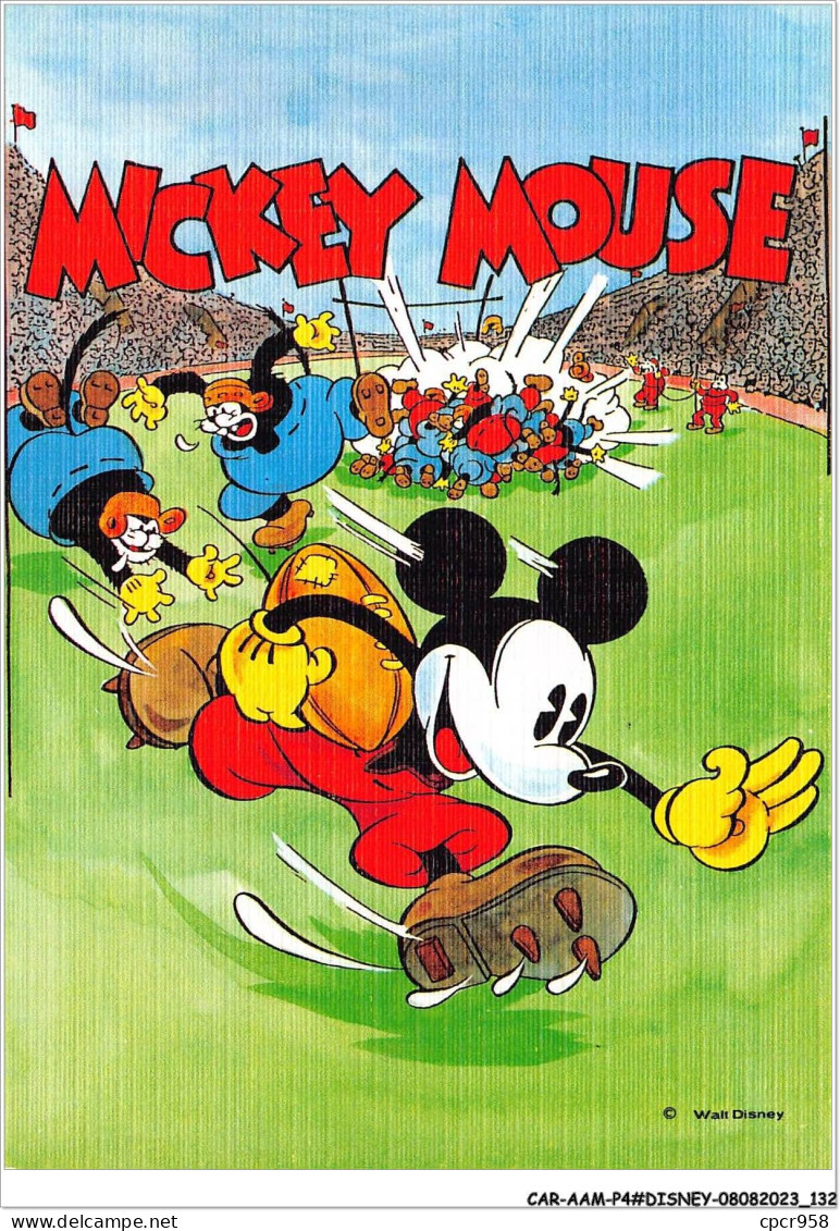CAR-AAMP4-DISNEY-0358 - Mickey Mouse Joue Au Rugby - WD 5/22 - Disneyland