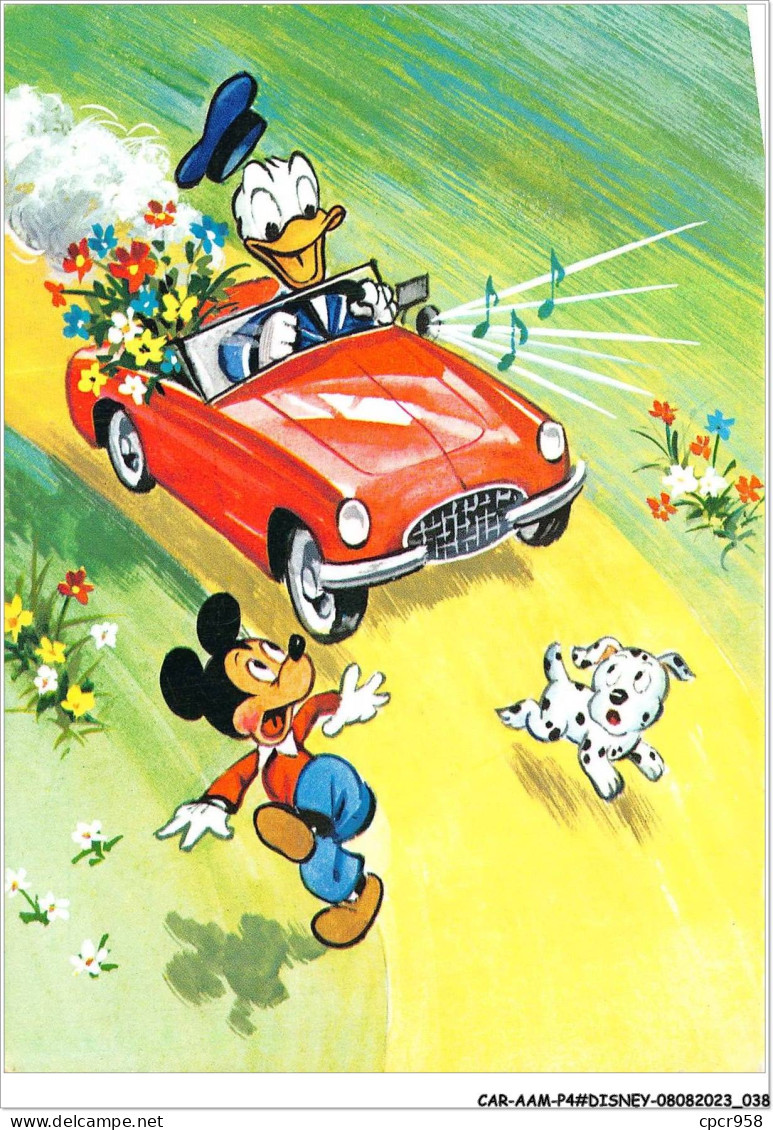 CAR-AAMP4-DISNEY-0311 - Mickey Et Donald Ce Dernier Conduisant Une Voiture - Disneyland