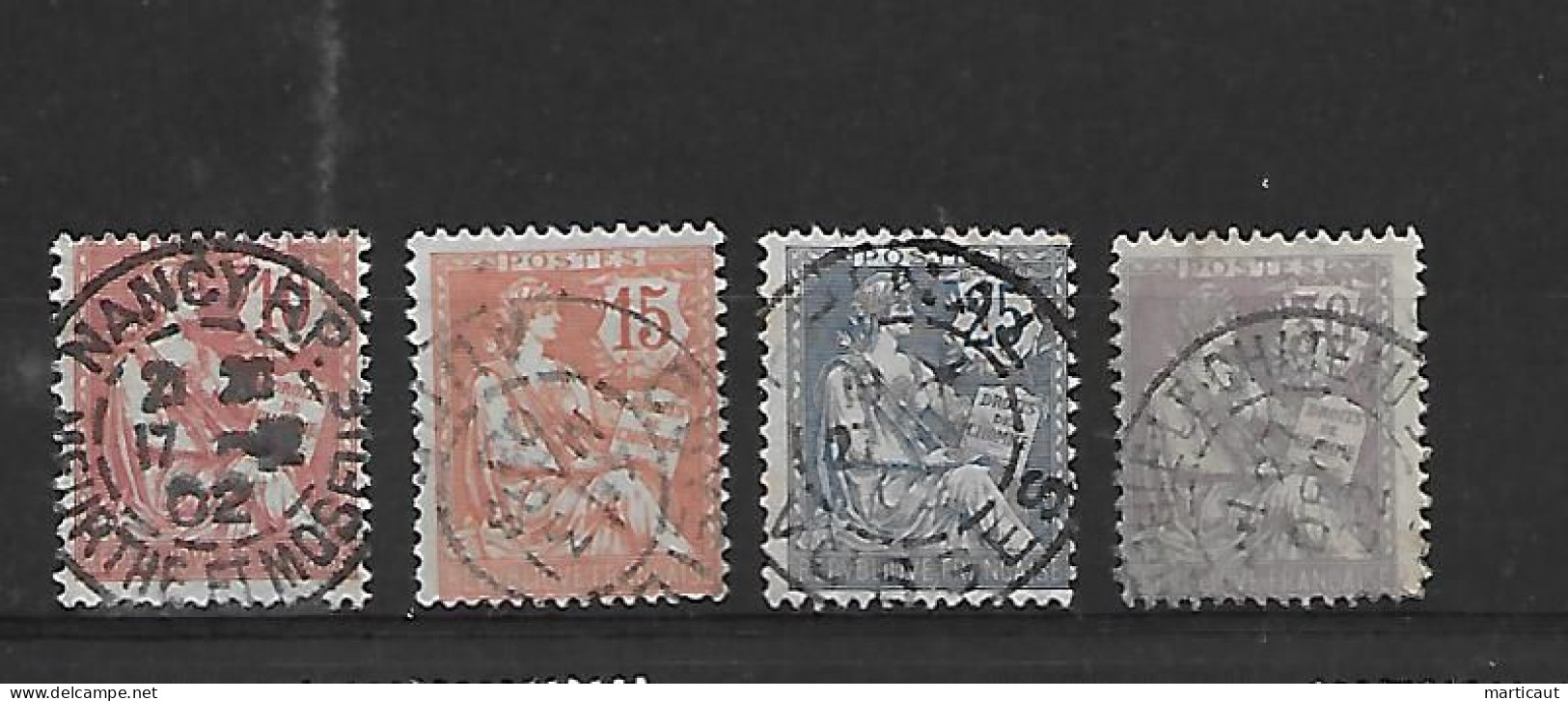 Petit Lot De 7 Timbres Oblitérés Vendus En L'état - Usati