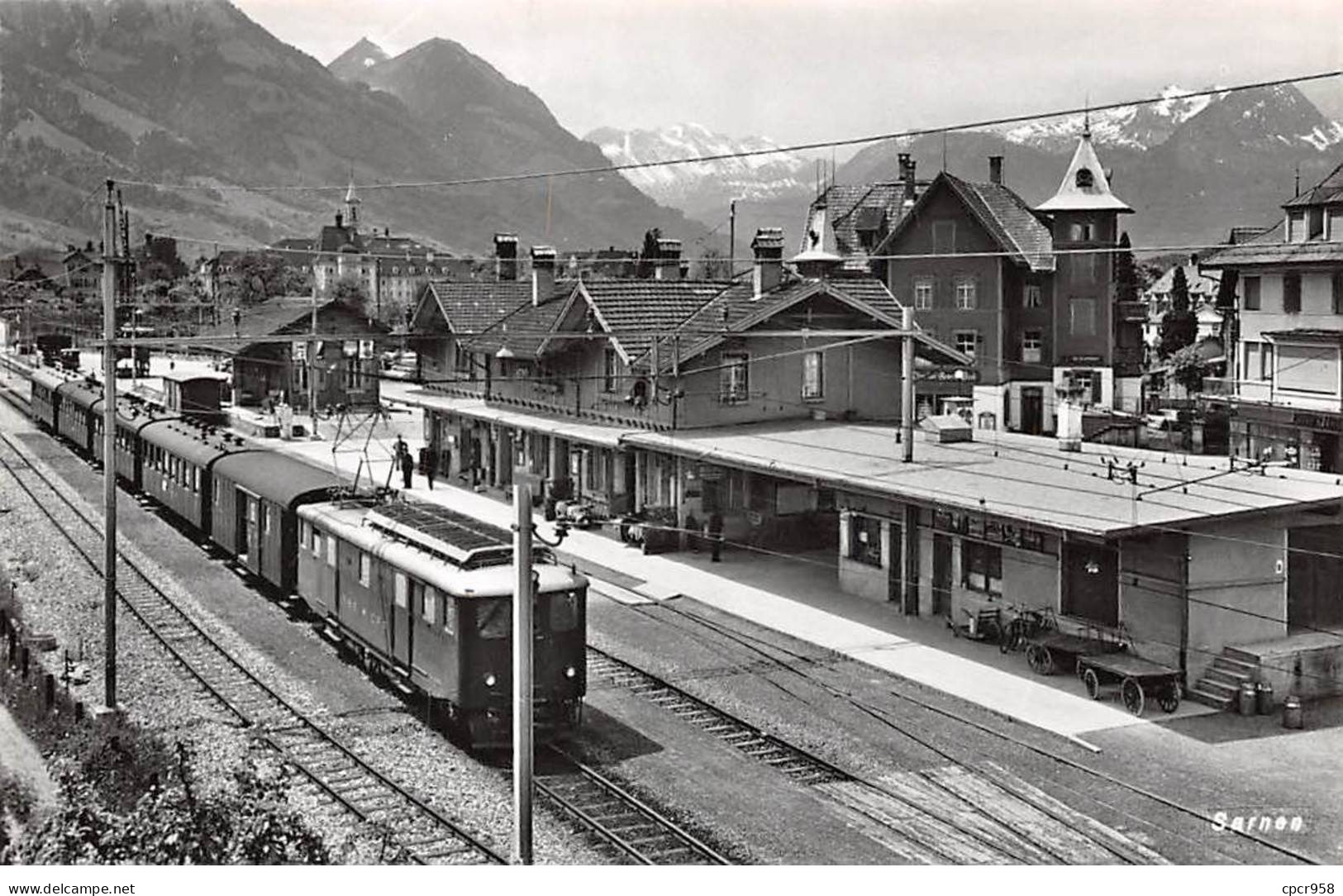 SUISSE - SAN57686 - Sarnen - Train -  CPSM 14x9 Cm - Sarnen