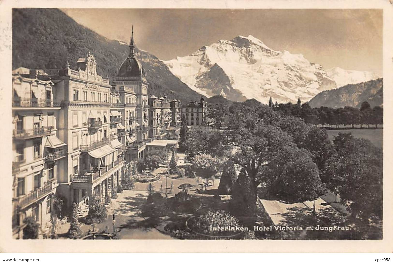 SUISSE - SAN49804 - Interlaken - Hotel Victoria M. Junfrau - Interlaken