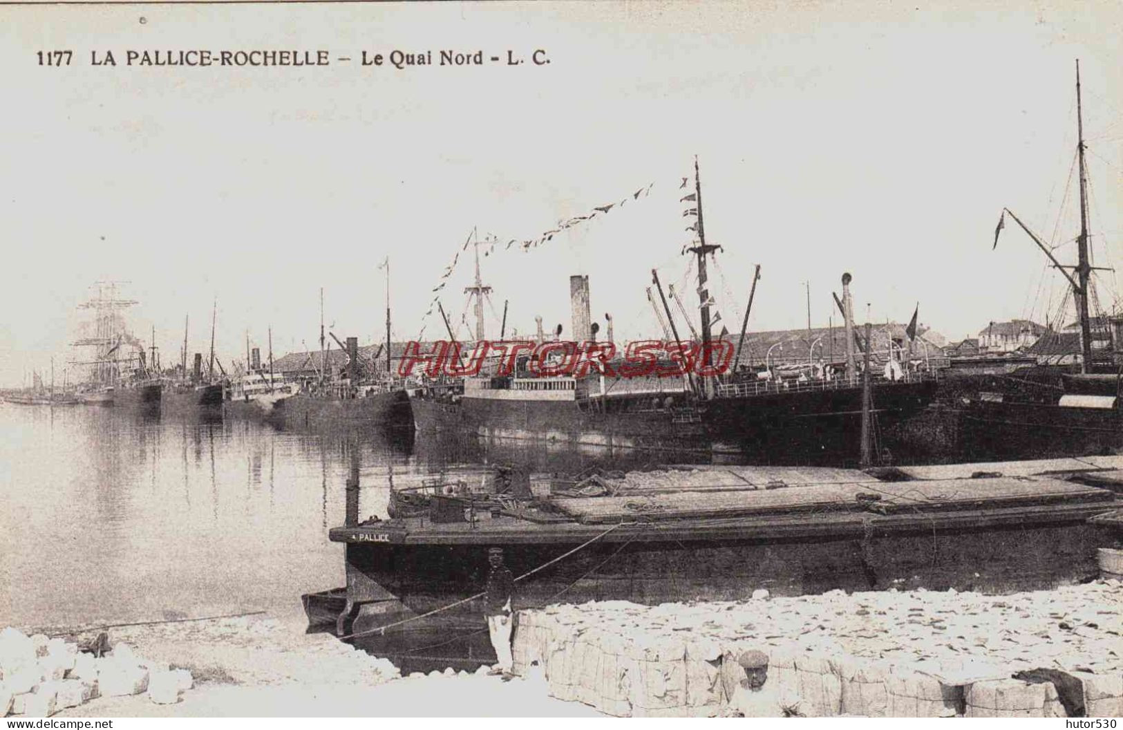 CPA LA PALLICE ROCHELLE - CHARENTE MARITIME - LE QUAI NORD - Ile D'Oléron