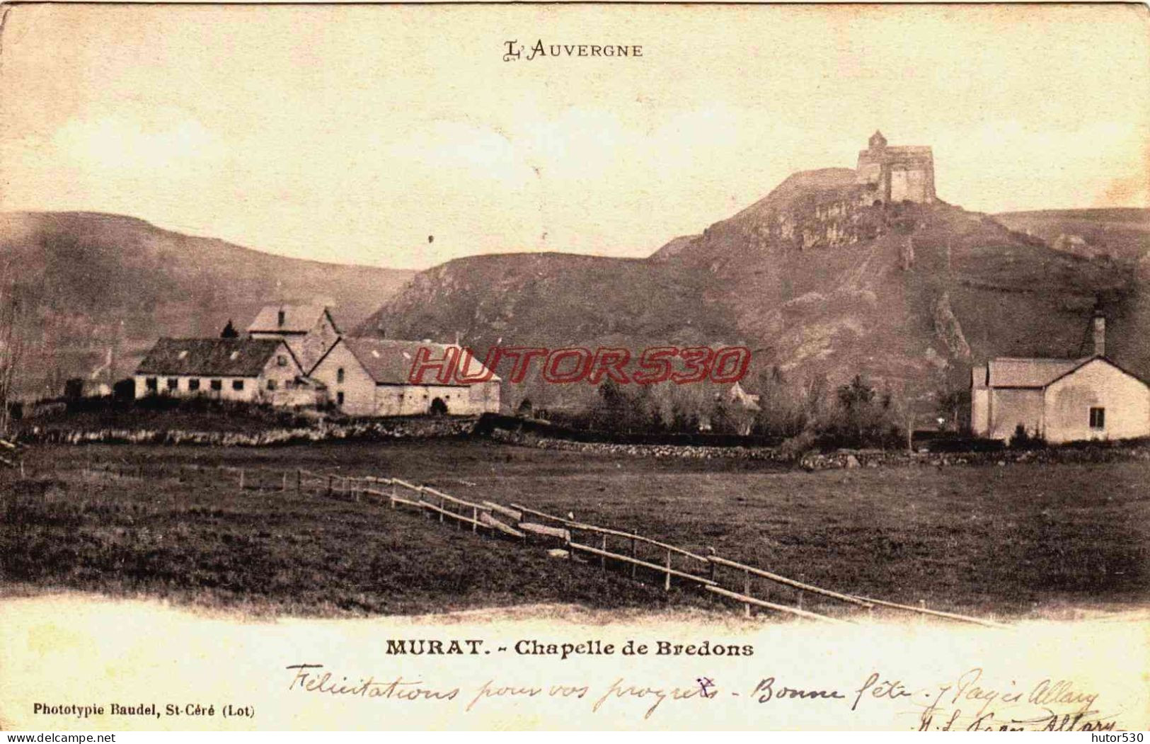 CPA MURAT - CANTAL - CHAPELLE DE BREDONS - Murat