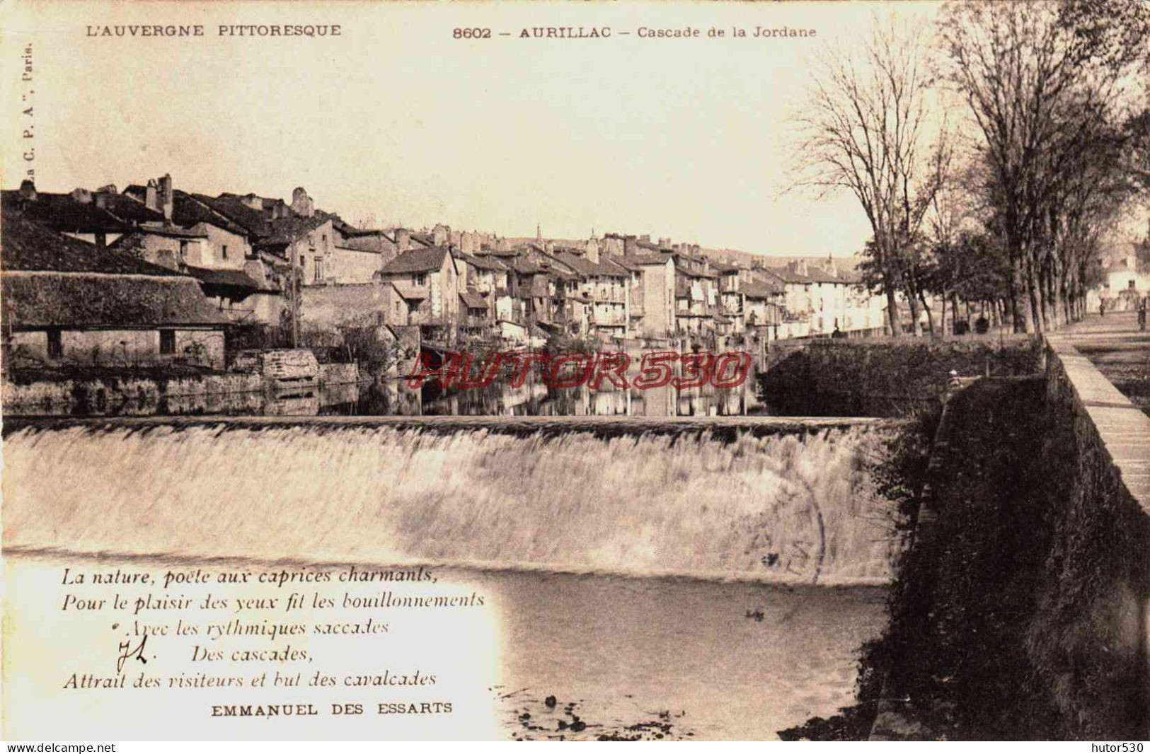 CPA AURILLAC - CANTAL - CASCADE DE LA JORDANE - Aurillac