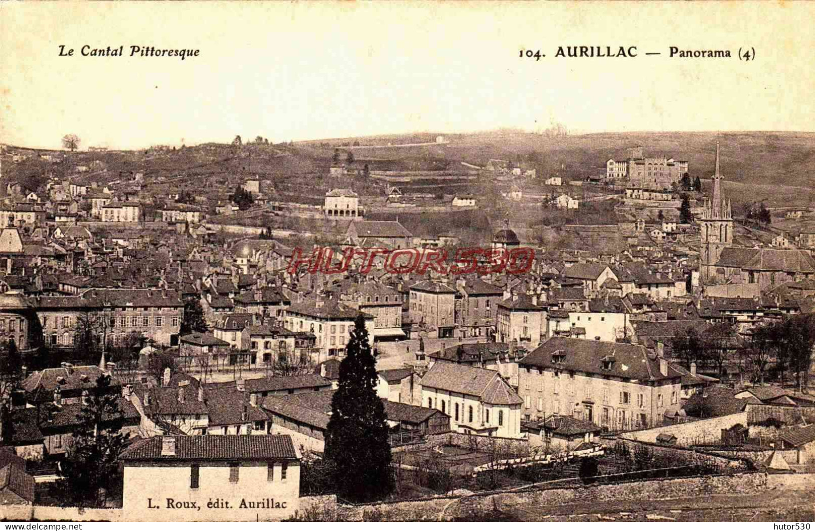 CPA AURILLAC - CANTAL - PANORAMA - Aurillac