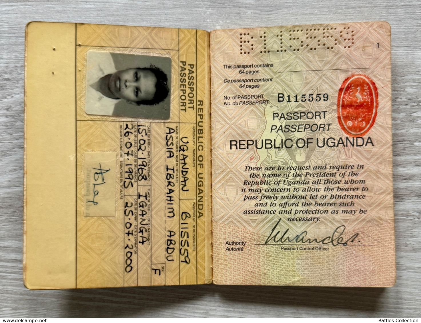 Uganda Passport Passeport Reisepass Pasaporte Passaporto - Historische Dokumente