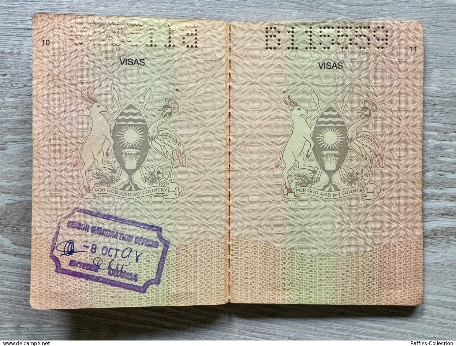Uganda passport passeport reisepass pasaporte passaporto