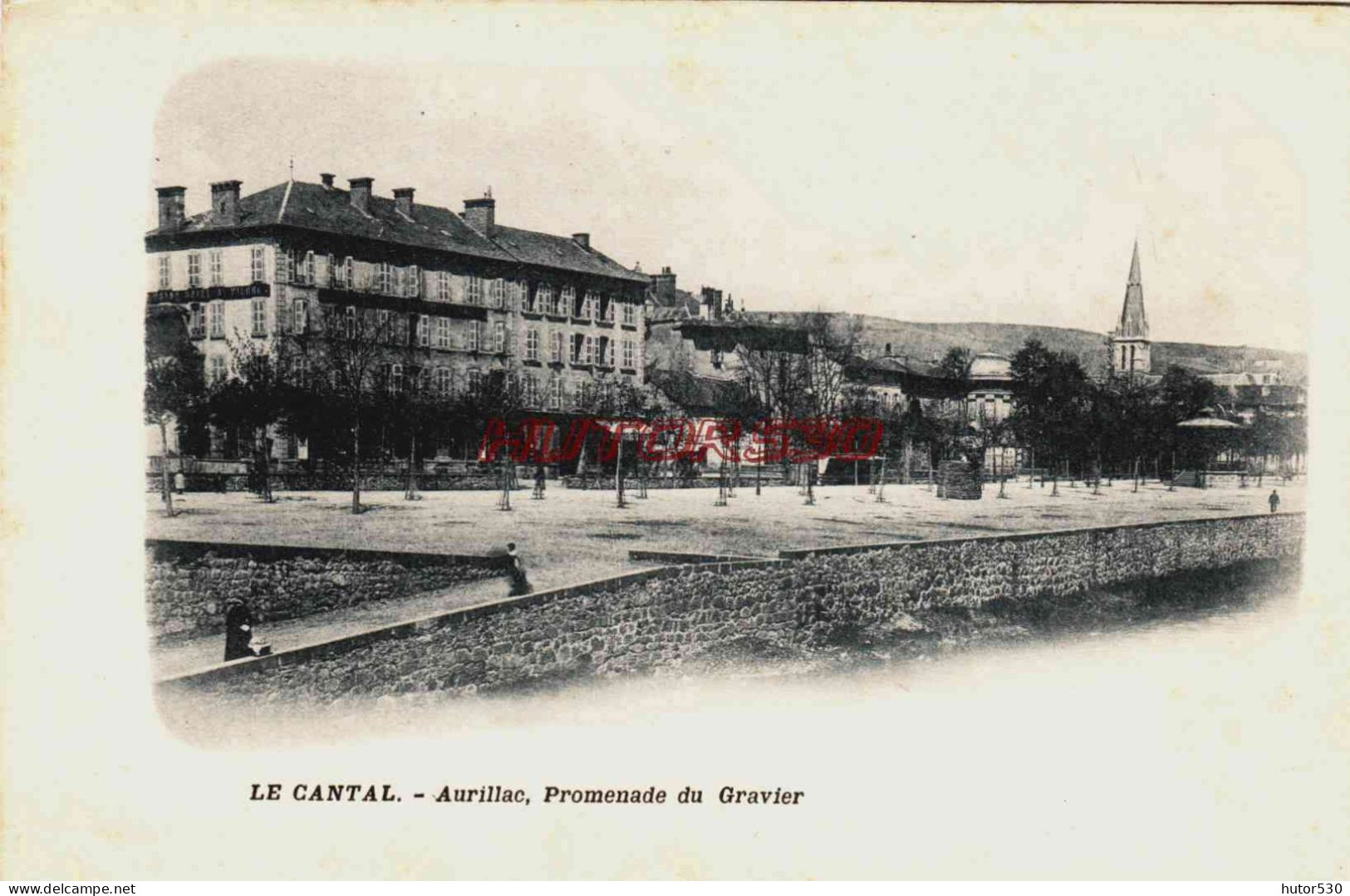 CPA AURILLAC - CANTAL - PROMENADE DU GRAVIER - Aurillac