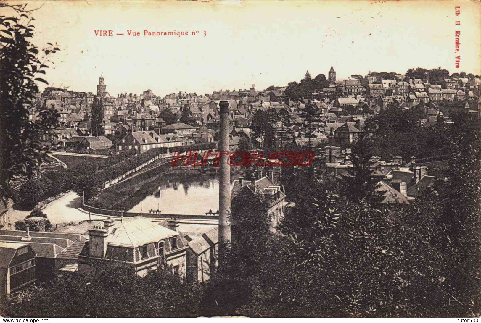 CPA VIRE - CALVADOS - VUE PANORAMIQUE - Lisieux