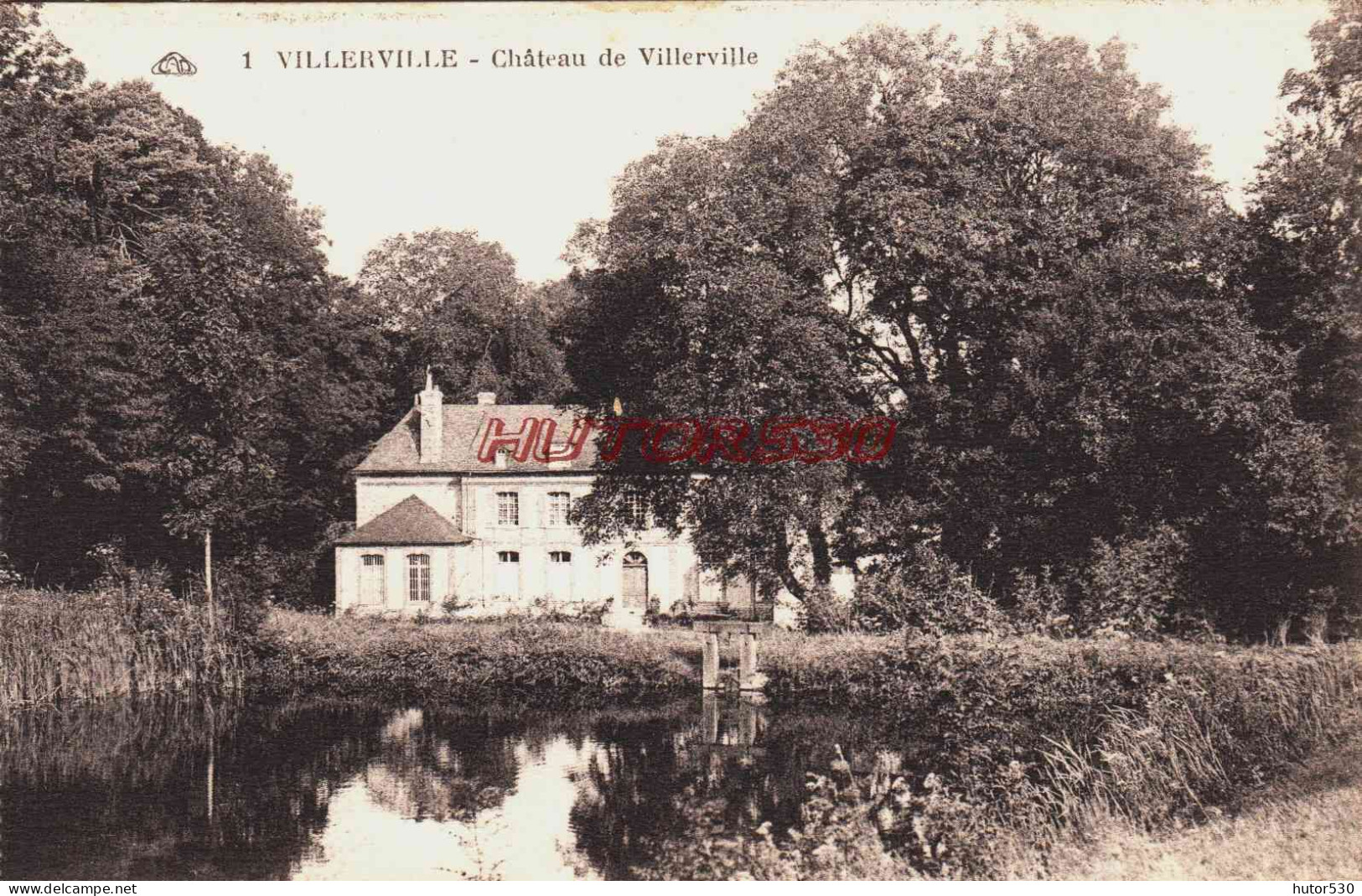 CPA VILLERVILLE - CALVADOS - LE CHATEAU - Villerville