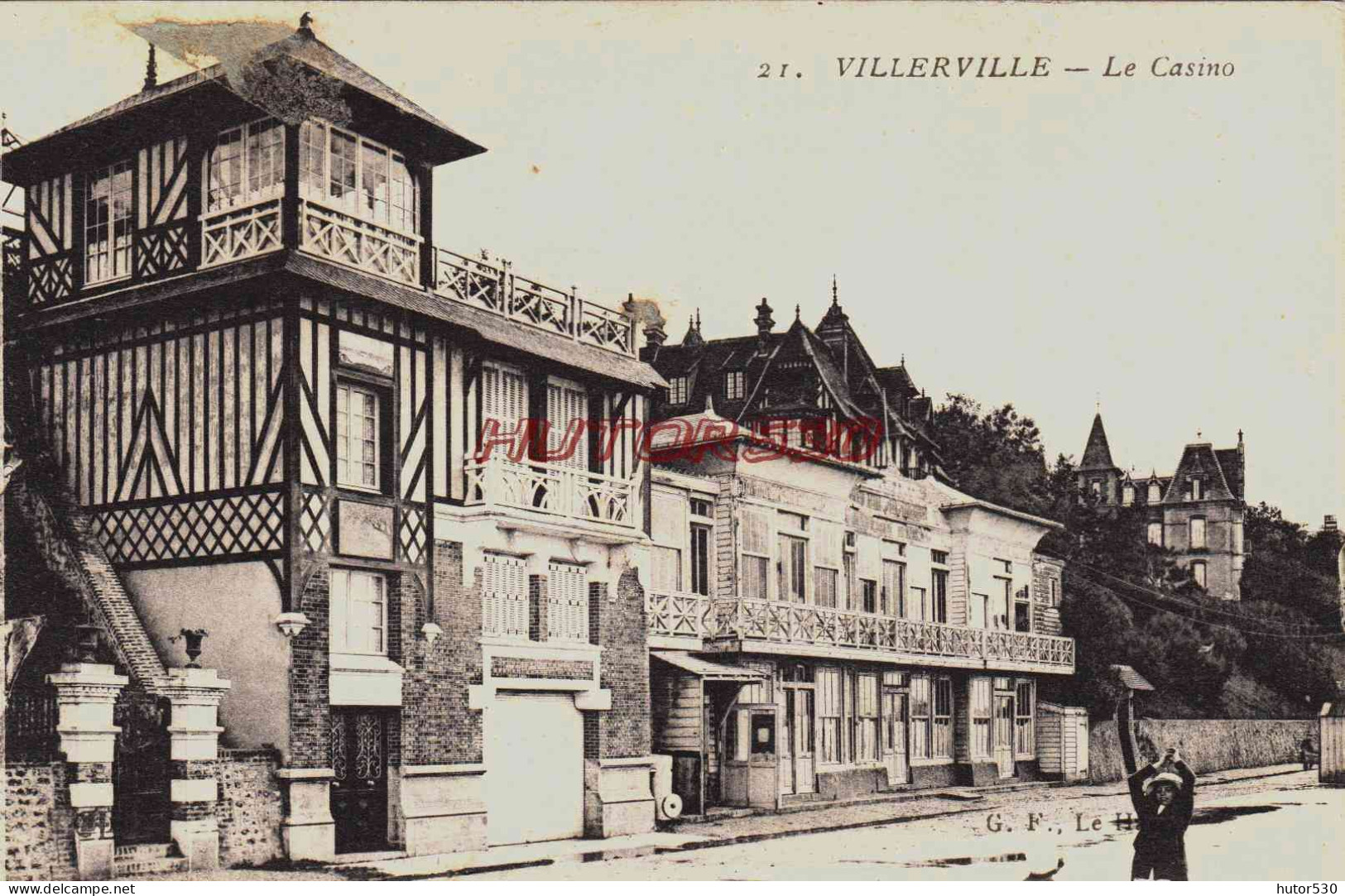 CPA VILLERVILLE - CALVADOS - LE CASINO - Villerville