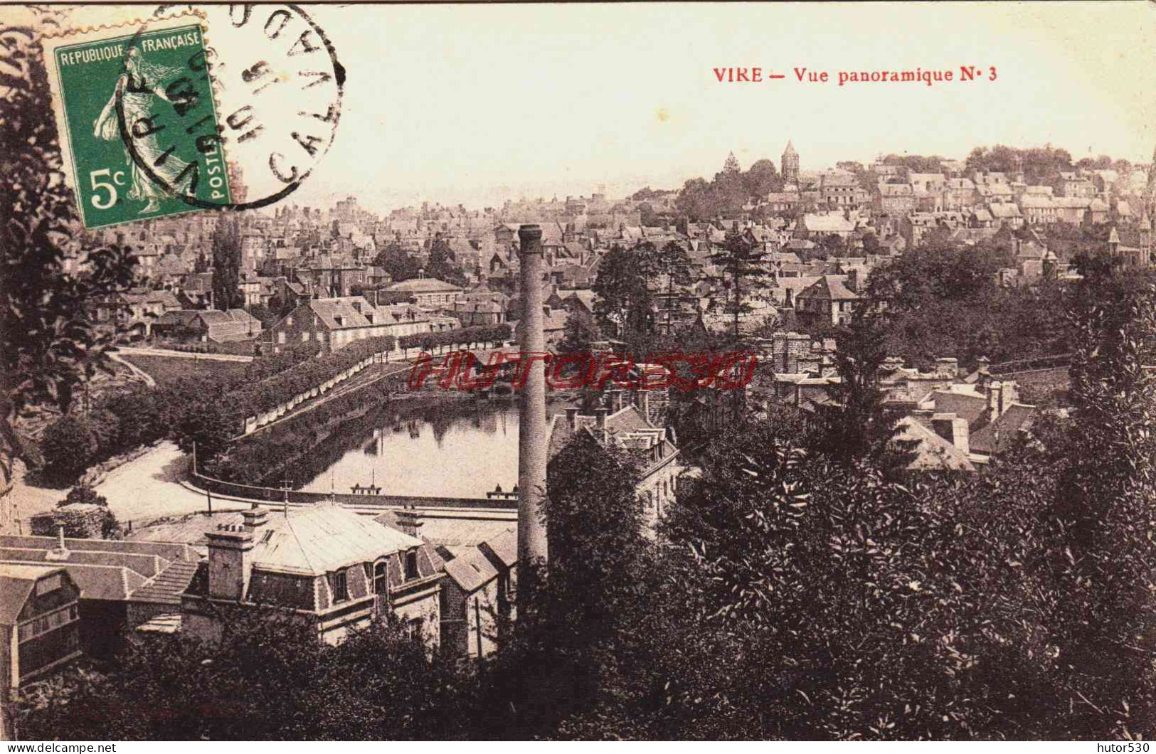 CPA VIRE - CALVADOS - VUE PANORAMIQUE - Vire