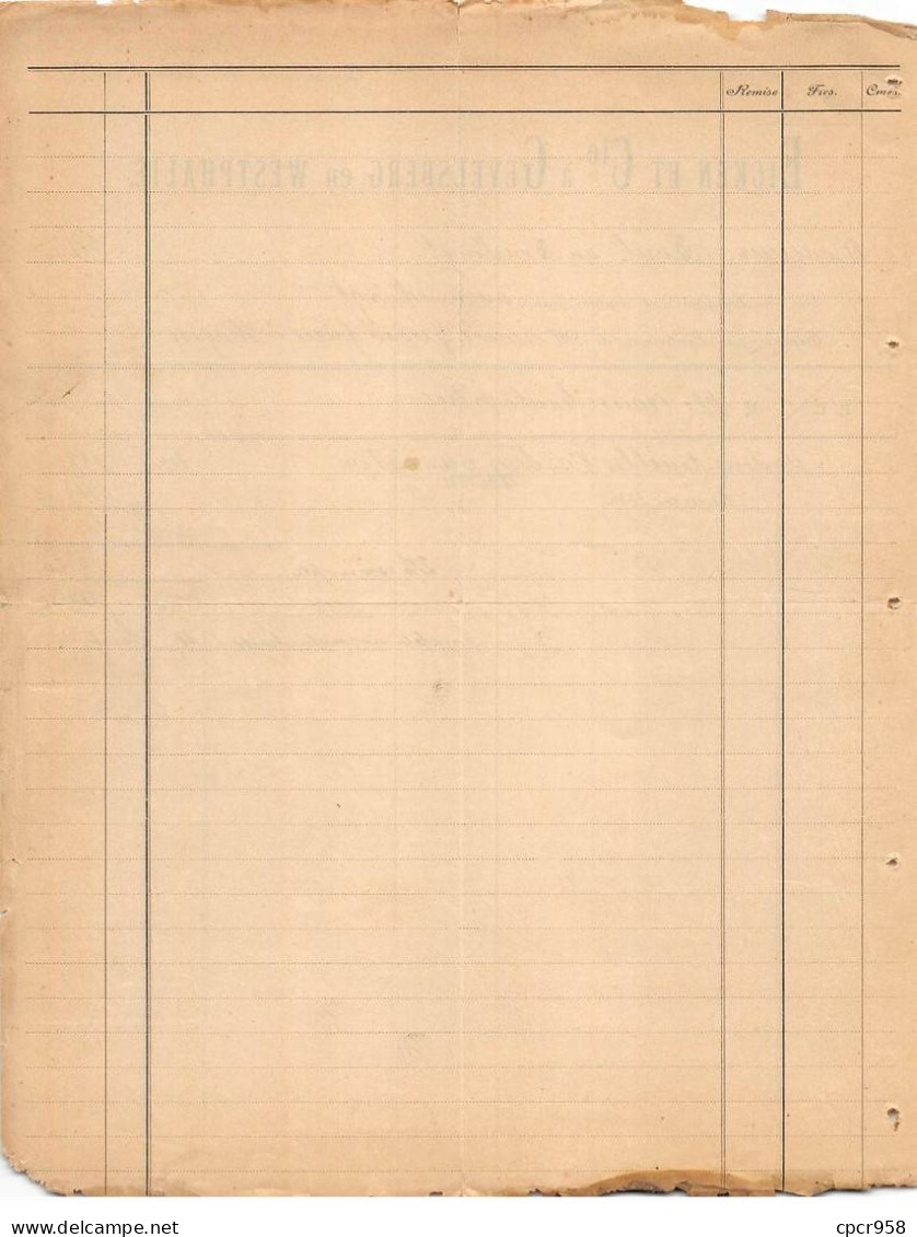 Facture.AM24263.Gevelsberg.1899.Eicken - 1800 – 1899