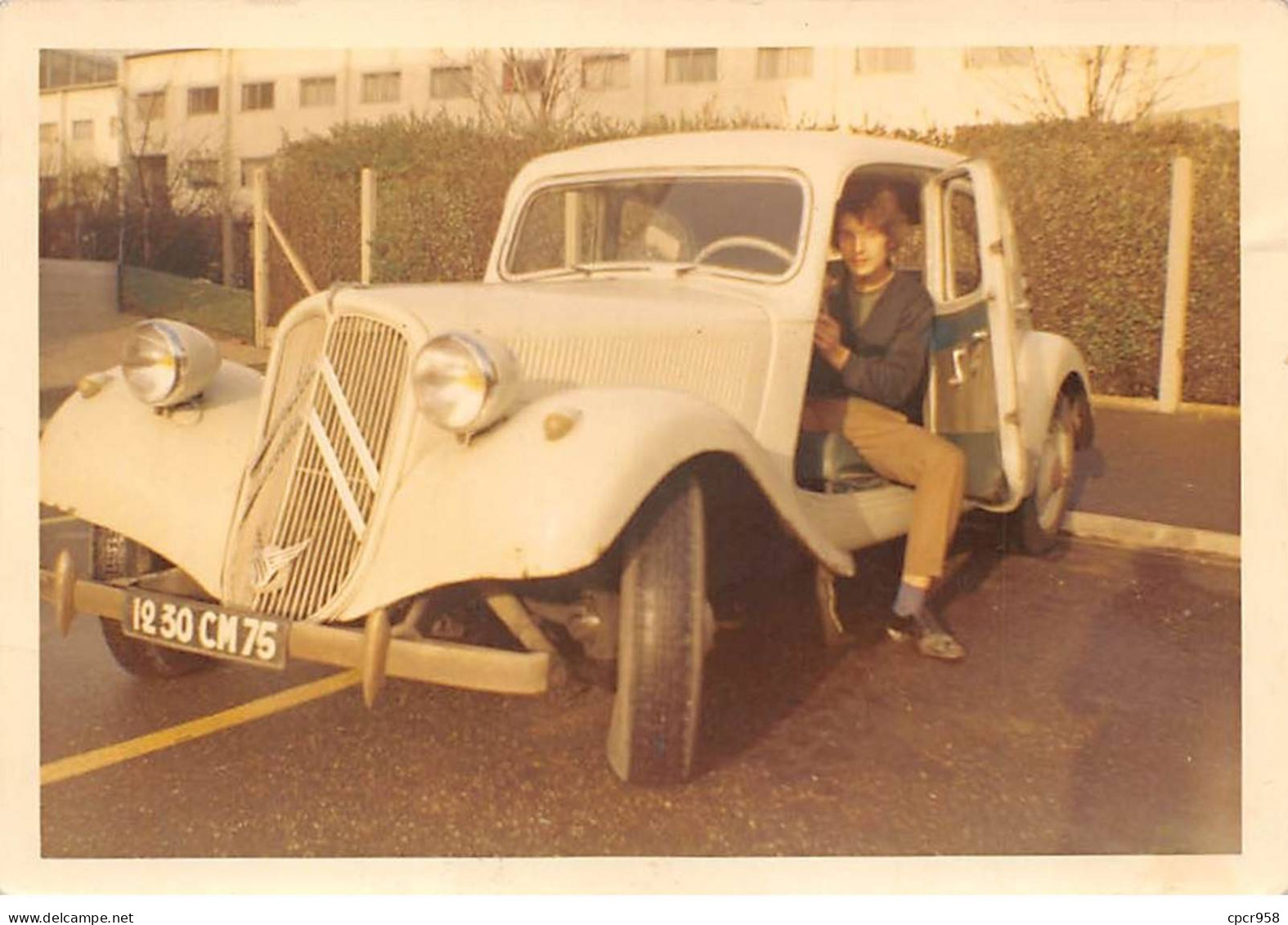 Photographie . Moi10255 .a Identifié Voiture Citroen  .13 X 9 Cm. - Cars