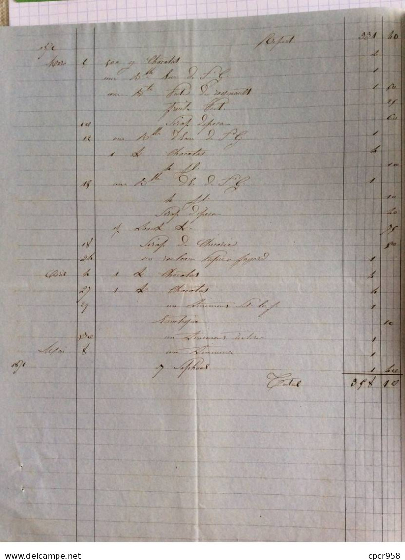 Facture.AM20993.Mortagne.1872.Poirier.Pharmacien.Produit Chimique Et Pharmaceutique.Succ De Mr Dupont - 1800 – 1899