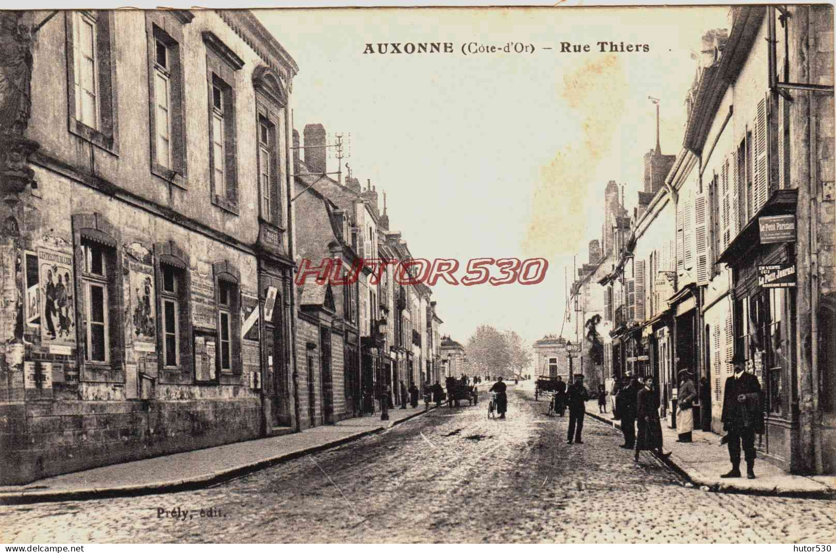 CPA AUXONNE - COTE D'OR - RUE THIERS - Auxonne