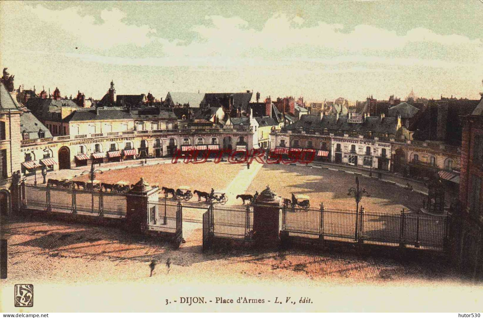 CPA DIJON - COTE D'OR - PLACE D'ARMES - Dijon