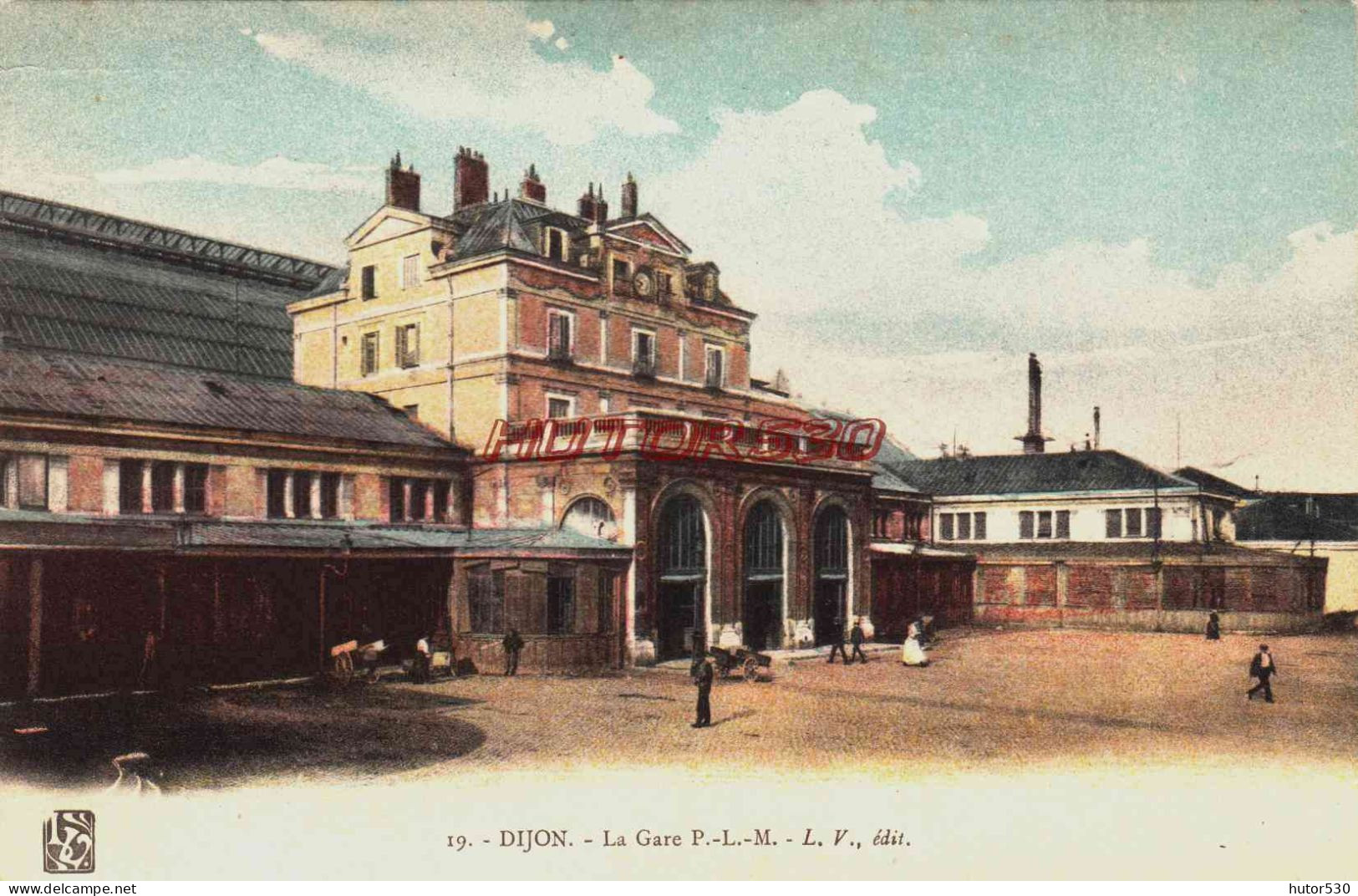 CPA DIJON - COTE D'OR - LA GARE P.L.M. - Dijon