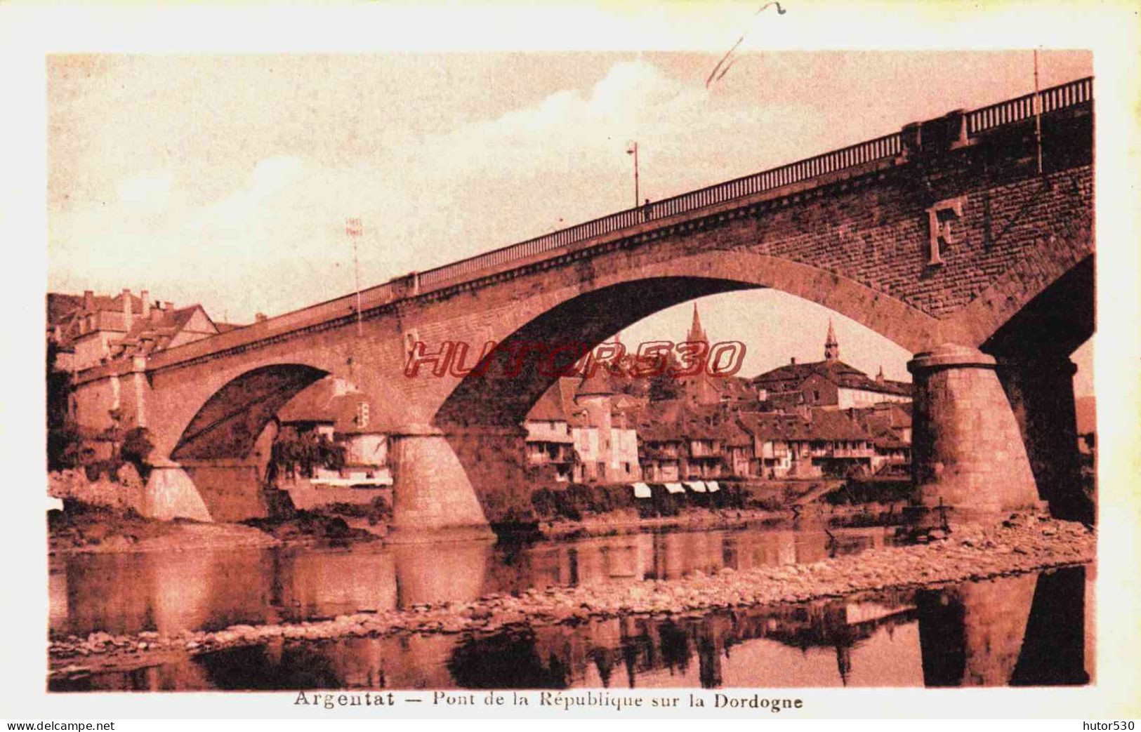 CPA ARGENTAT - CORREZE - PONT DE LA REPUBLIQUE - Brive La Gaillarde