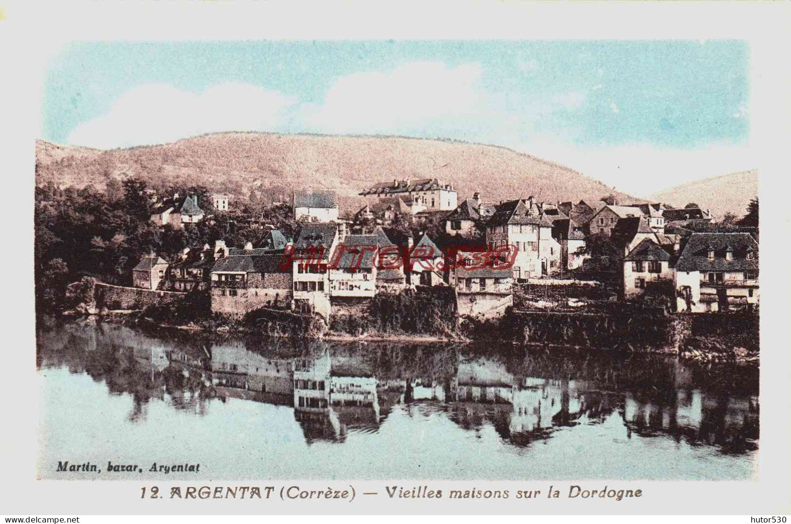 CPA ARGENTAT - CORREZE - VIEILLES MAISONS - Argentat