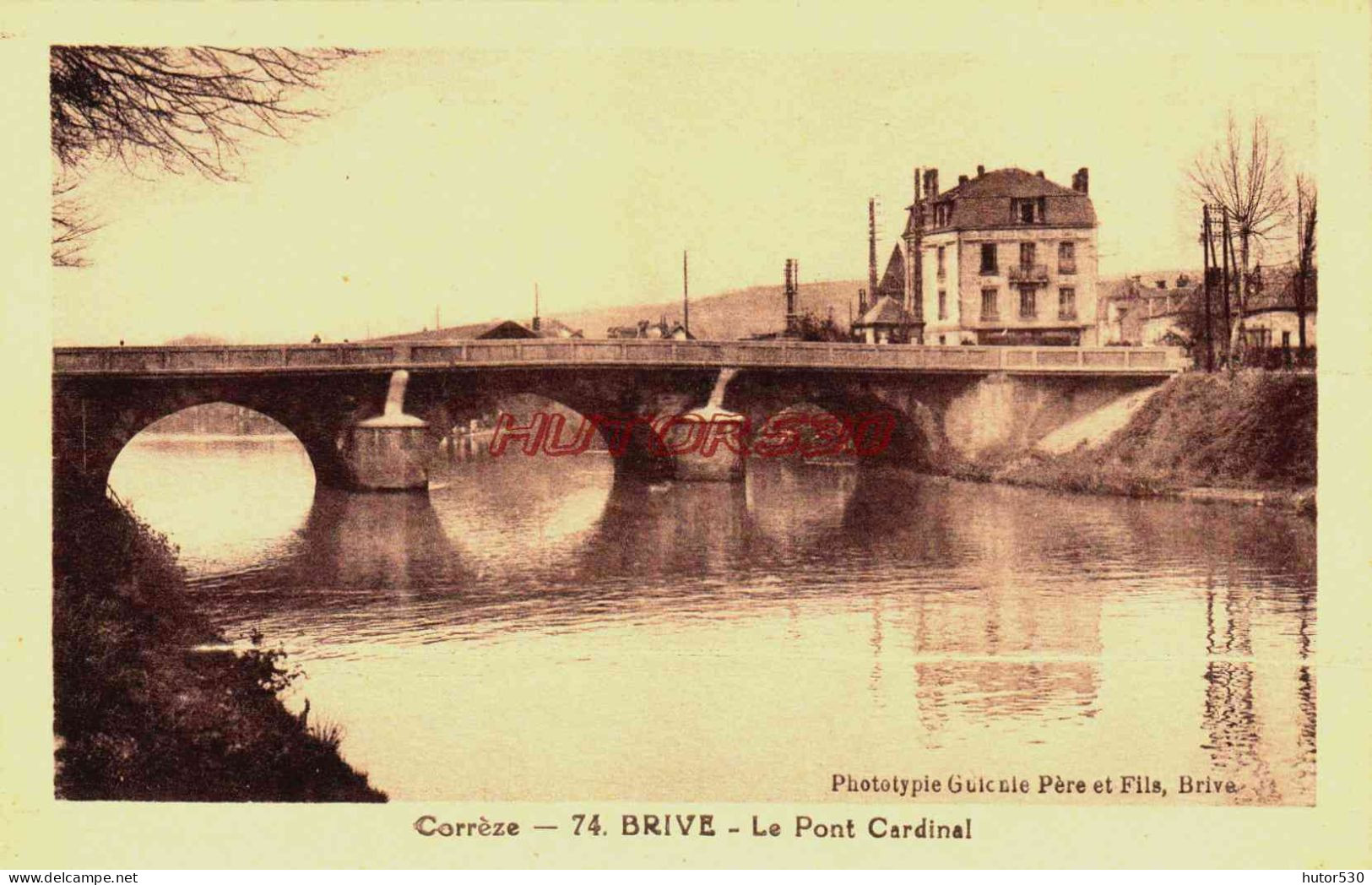 CPA BRIVE - CORREZE - LE PONT CARDINAL - Brive La Gaillarde