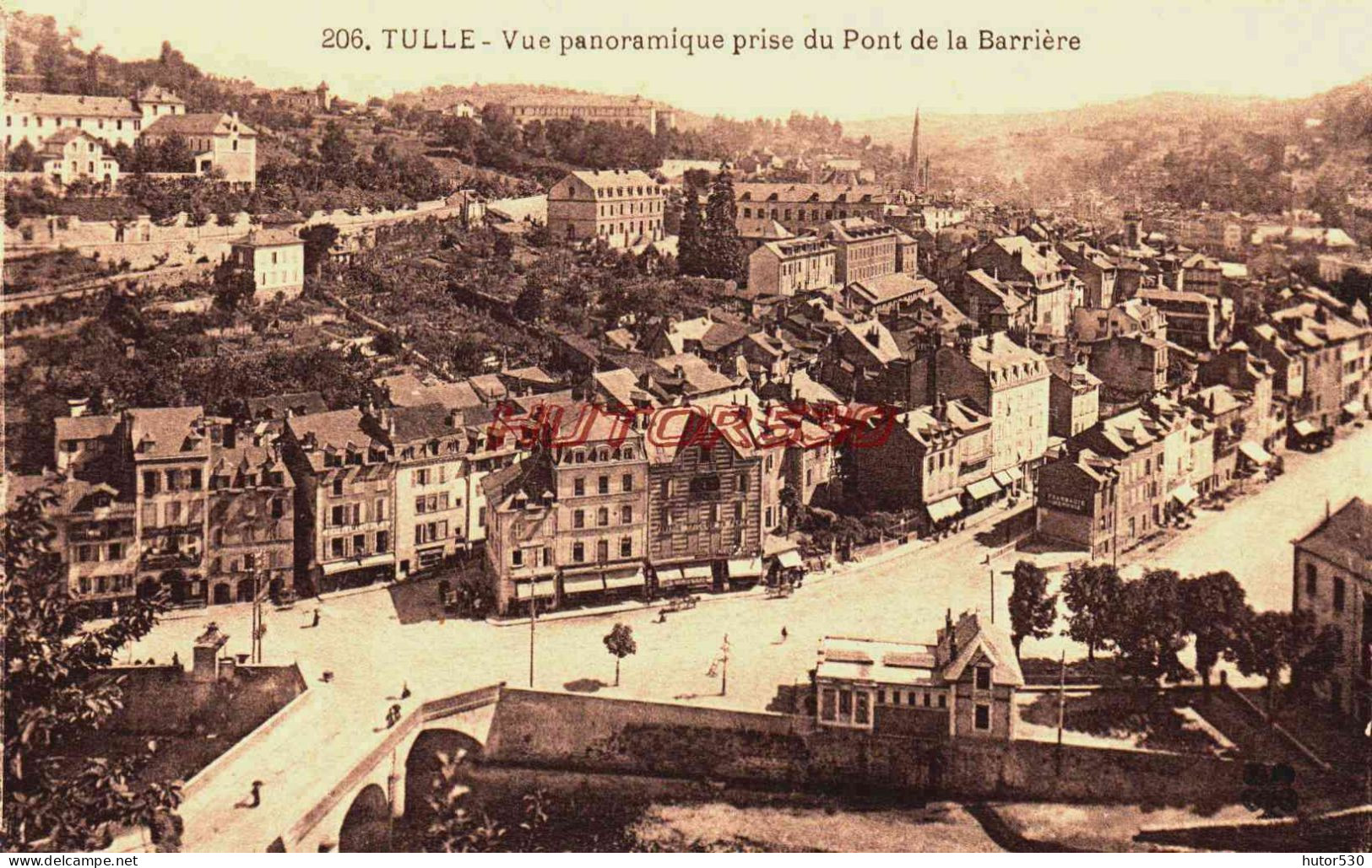 CPA TULLE - CORREZE - VUE PANORAMIQUE - Tulle