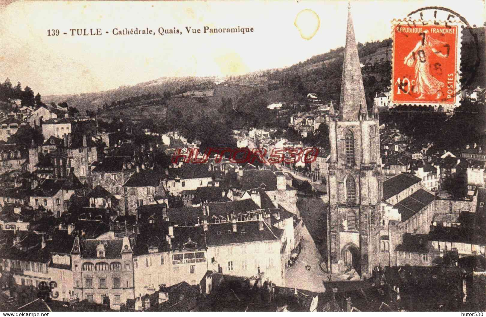 CPA TULLE - CORREZE - VUE PANORAMIQUE - Tulle