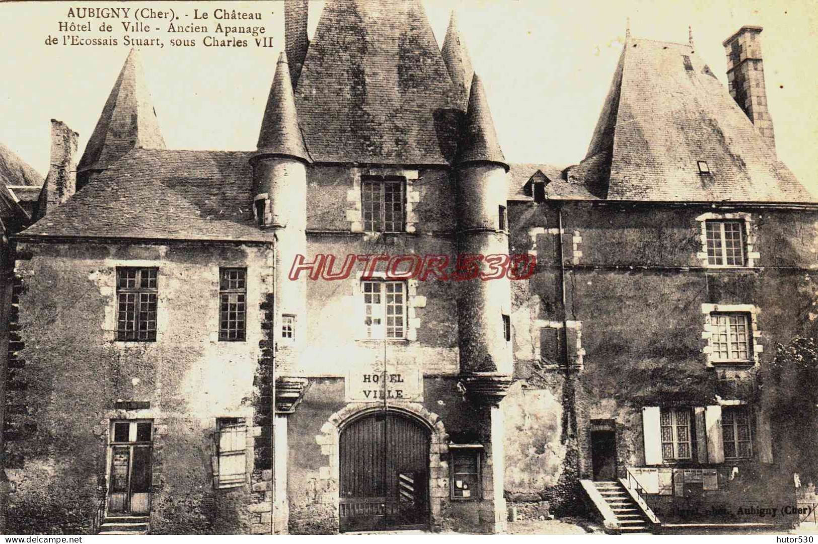 CPA AUBIGNY - CHER - LE CHATEAU - Andere & Zonder Classificatie