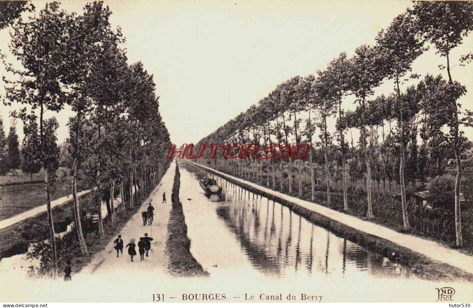 CPA BOURGES - CHER - LE CANAL DU BERRY - Bourges